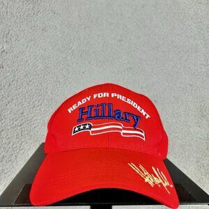 Hillary Clinton Presidential Campaign Signature Cap Hat Adjustable Embroidered